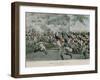 Defence of the Granary at Essling-Felicien Baron De Myrbach-rheinfeld-Framed Giclee Print