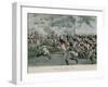 Defence of the Granary at Essling-Felicien Baron De Myrbach-rheinfeld-Framed Giclee Print