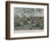 Defence of the Granary at Essling-Felicien Baron De Myrbach-rheinfeld-Framed Giclee Print