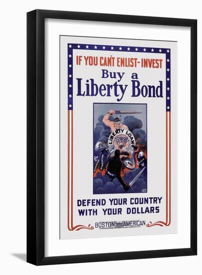 Defend Your Country with Your Dollars-null-Framed Art Print