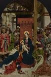 Nativity; Adoration of the Magi and Christ at the Sepulchre; Triptych, 1523 (Inv 1040)-Defendente Ferrari-Giclee Print