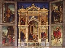 Triptych of the Nativity, the Adoration of the Magi and Jesus Christ's Tomb, 1523-Defendente Ferrari-Giclee Print