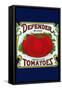 Defender Brand Tomatoes-null-Framed Stretched Canvas