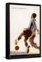 Defender Intercepts a Shooting Opportunity-null-Framed Stretched Canvas