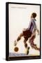 Defender Intercepts a Shooting Opportunity-null-Framed Stretched Canvas