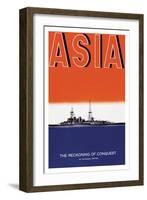 Defender of the Seas-Frank Mcintosh-Framed Art Print