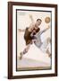 Defender Successfully Clears the Ball out of Danger-null-Framed Photographic Print