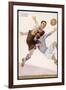 Defender Successfully Clears the Ball out of Danger-null-Framed Photographic Print