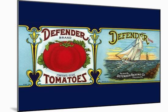 Defender Tomatoes-null-Mounted Art Print