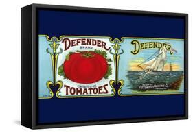 Defender Tomatoes-null-Framed Stretched Canvas