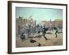 Defending the Fort: Indians Attack a U.S. Cavalry Post in the 1870S-Charles Schreyvogel-Framed Giclee Print