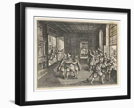 Defenestration of Prague-null-Framed Art Print
