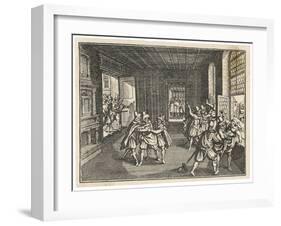 Defenestration of Prague-null-Framed Art Print