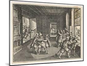 Defenestration of Prague-null-Mounted Art Print