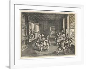 Defenestration of Prague-null-Framed Art Print