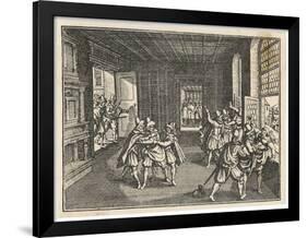 Defenestration of Prague-null-Framed Art Print