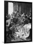 Defenestration-Alphonse Mucha-Framed Art Print