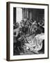 Defenestration-Alphonse Mucha-Framed Art Print