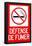 Defense De Fumer French No Smoking Sign Poster-null-Framed Poster