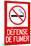 Defense De Fumer French No Smoking Sign Poster-null-Mounted Poster