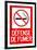 Defense De Fumer French No Smoking-null-Framed Art Print