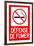 Defense De Fumer French No Smoking-null-Framed Art Print