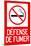 Defense De Fumer French No Smoking-null-Mounted Art Print