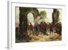 Defense of Porta Capuana or Battle of Volturno, 1860-Giovanni Fattori-Framed Giclee Print