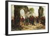 Defense of Porta Capuana or Battle of Volturno, 1860-Giovanni Fattori-Framed Giclee Print