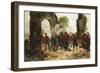 Defense of Porta Capuana or Battle of Volturno, 1860-Giovanni Fattori-Framed Giclee Print