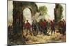 Defense of Porta Capuana or Battle of Volturno, 1860-Giovanni Fattori-Mounted Giclee Print