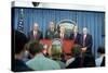 Defense Sec. Donald Rumsfeld Speaks to Press on Sept. 11, 2001-null-Stretched Canvas