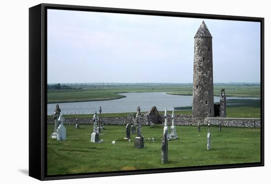 Defensive Celtic Round Tower, 9th Century-CM Dixon-Framed Stretched Canvas