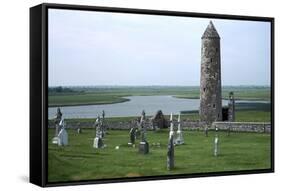 Defensive Celtic Round Tower, 9th Century-CM Dixon-Framed Stretched Canvas
