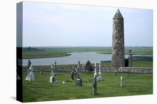 Defensive Celtic Round Tower, 9th Century-CM Dixon-Stretched Canvas