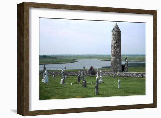 Defensive Celtic Round Tower, 9th Century-CM Dixon-Framed Photographic Print