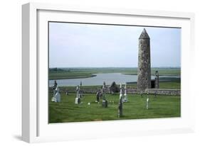 Defensive Celtic Round Tower, 9th Century-CM Dixon-Framed Photographic Print