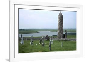 Defensive Celtic Round Tower, 9th Century-CM Dixon-Framed Photographic Print