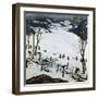 Defensive Position of the Vienna Infantry Regiment, 1915-null-Framed Giclee Print