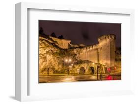 Defensive Walls of Avignon, A Unesco Heritage Site in France-Leonid Andronov-Framed Photographic Print