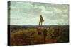 Defiance: Inviting a Shot before Petersburg, 1864 (Oil on Panel)-Winslow Homer-Stretched Canvas