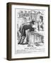 Defiant Definition, 1872-Charles Samuel Keene-Framed Giclee Print