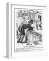 Defiant Definition, 1872-Charles Samuel Keene-Framed Giclee Print