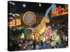 Defile Aux Lumieres, Carnival, Place Massena, Nice, Alpes-Maritimes, Provence, France-Bruno Barbier-Stretched Canvas