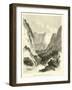 Defile of the Valley of Occobamba-Édouard Riou-Framed Giclee Print