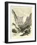 Defile of the Valley of Occobamba-Édouard Riou-Framed Giclee Print