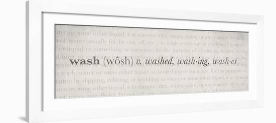 Definition Wash 2-Kristin Emery-Framed Art Print
