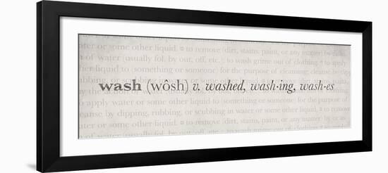 Definition Wash 2-Kristin Emery-Framed Art Print