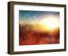 Defocused Background-shagane-Framed Art Print