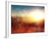 Defocused Background-shagane-Framed Art Print